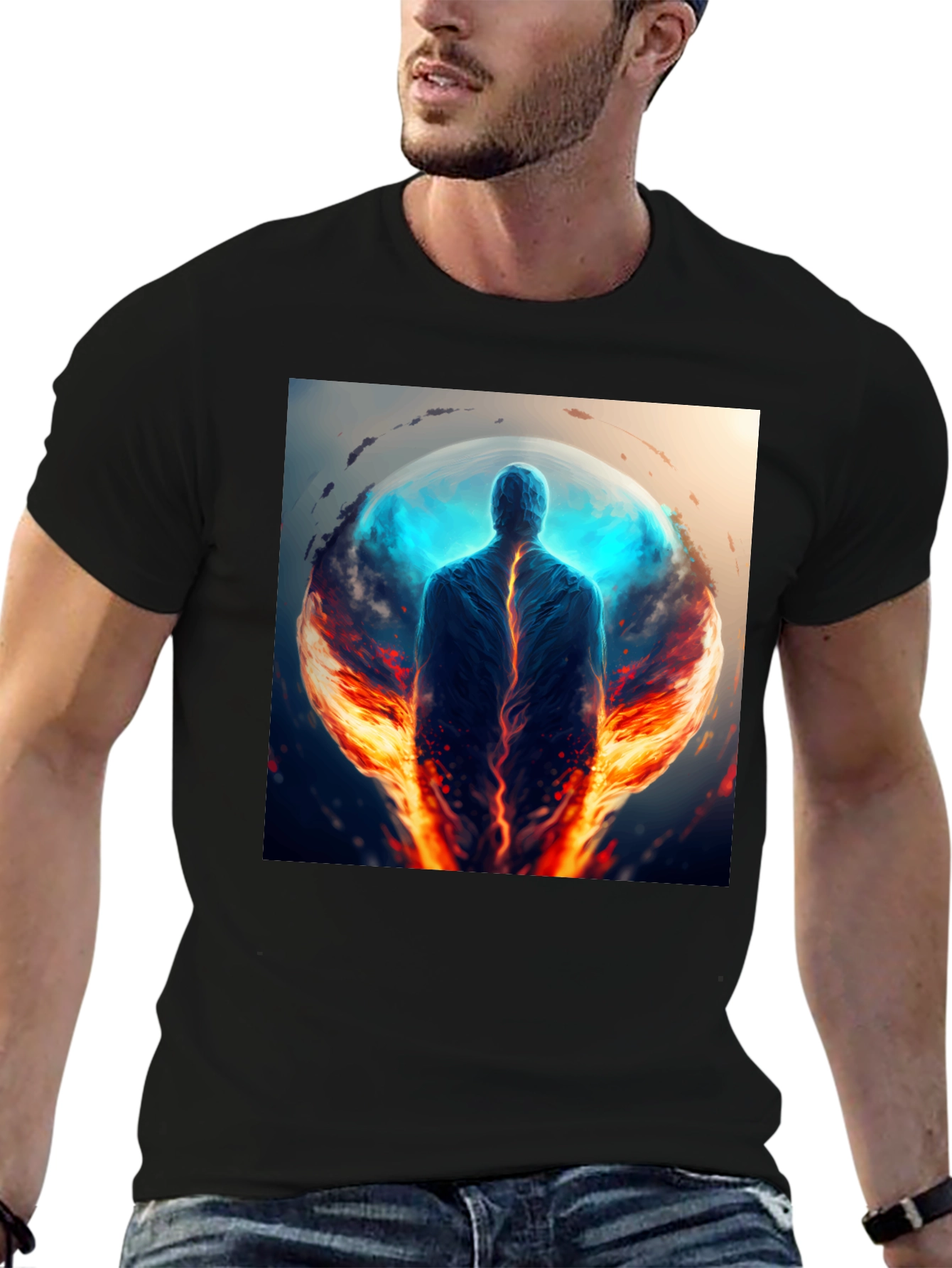 Ethereal Fire & Ice Graphic Tee