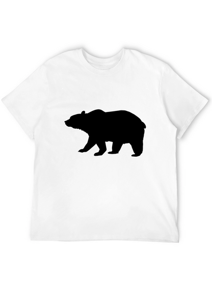 Bear Silhouette Black T-Shirt