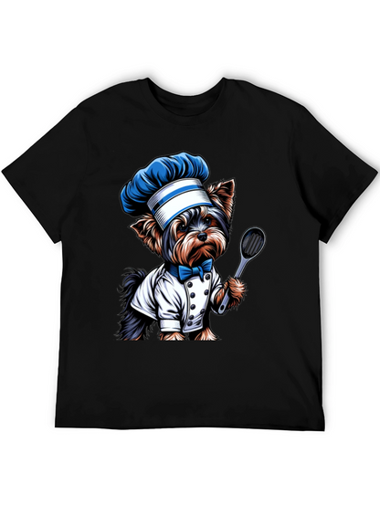 Dog Chef T-Shirt - Cute Cartoon Design