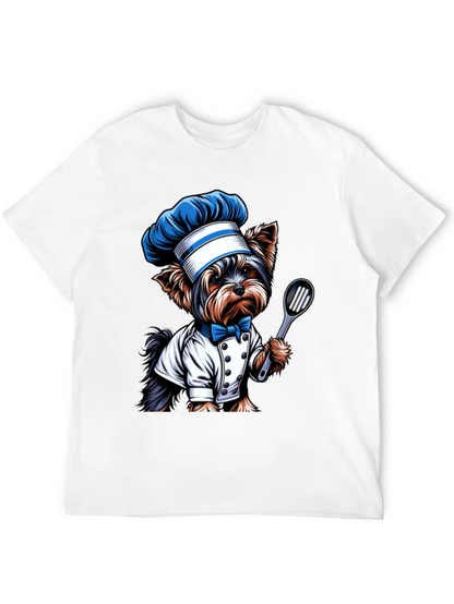 Dog Chef T-Shirt - Cute Cartoon Design