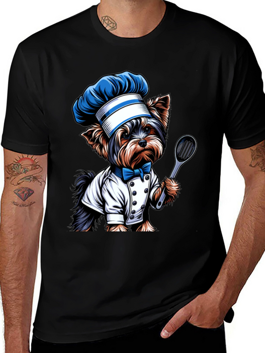 Dog Chef T-Shirt - Cute Cartoon Design