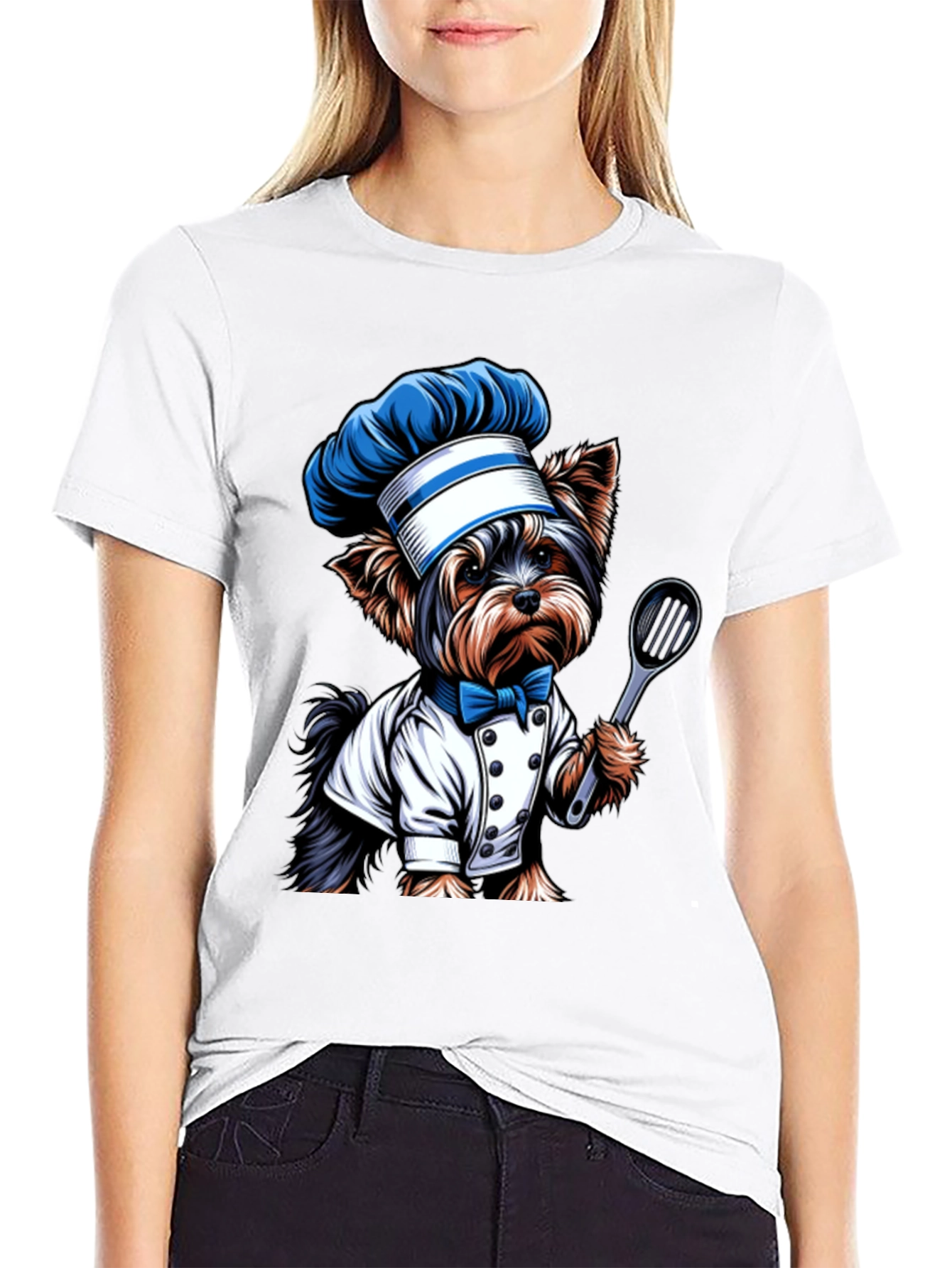 Dog Chef T-Shirt - Cute Cartoon Design