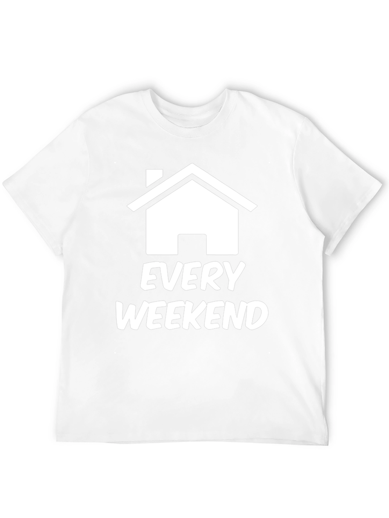 Every Weekend Home T-Shirt Black Graphic Tee