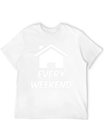 Every Weekend Home T-Shirt Black Graphic Tee