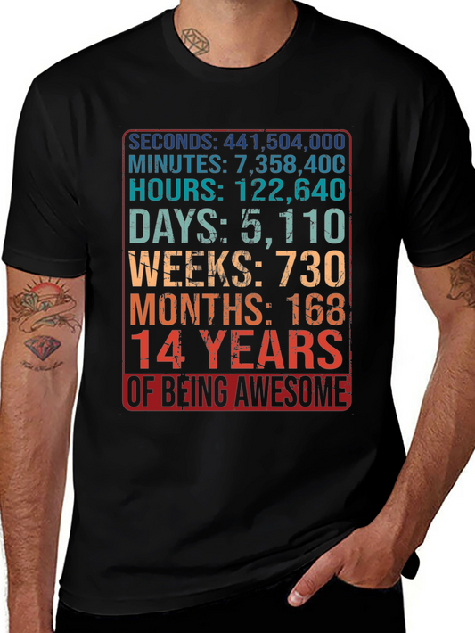 14 Years of Awesome Graphic T-Shirt