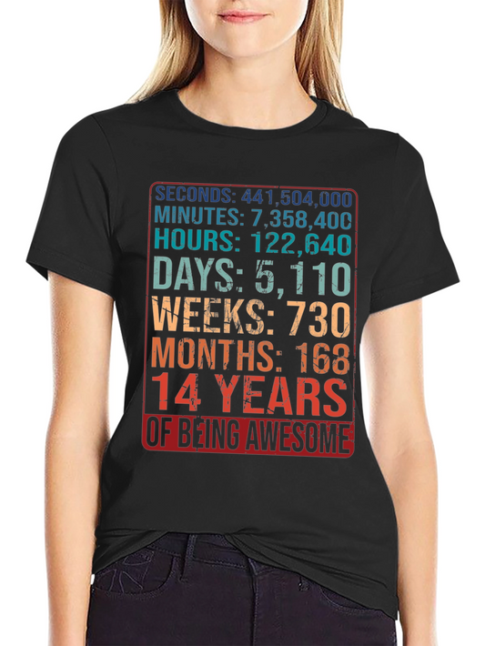 14 Years of Awesome Graphic T-Shirt