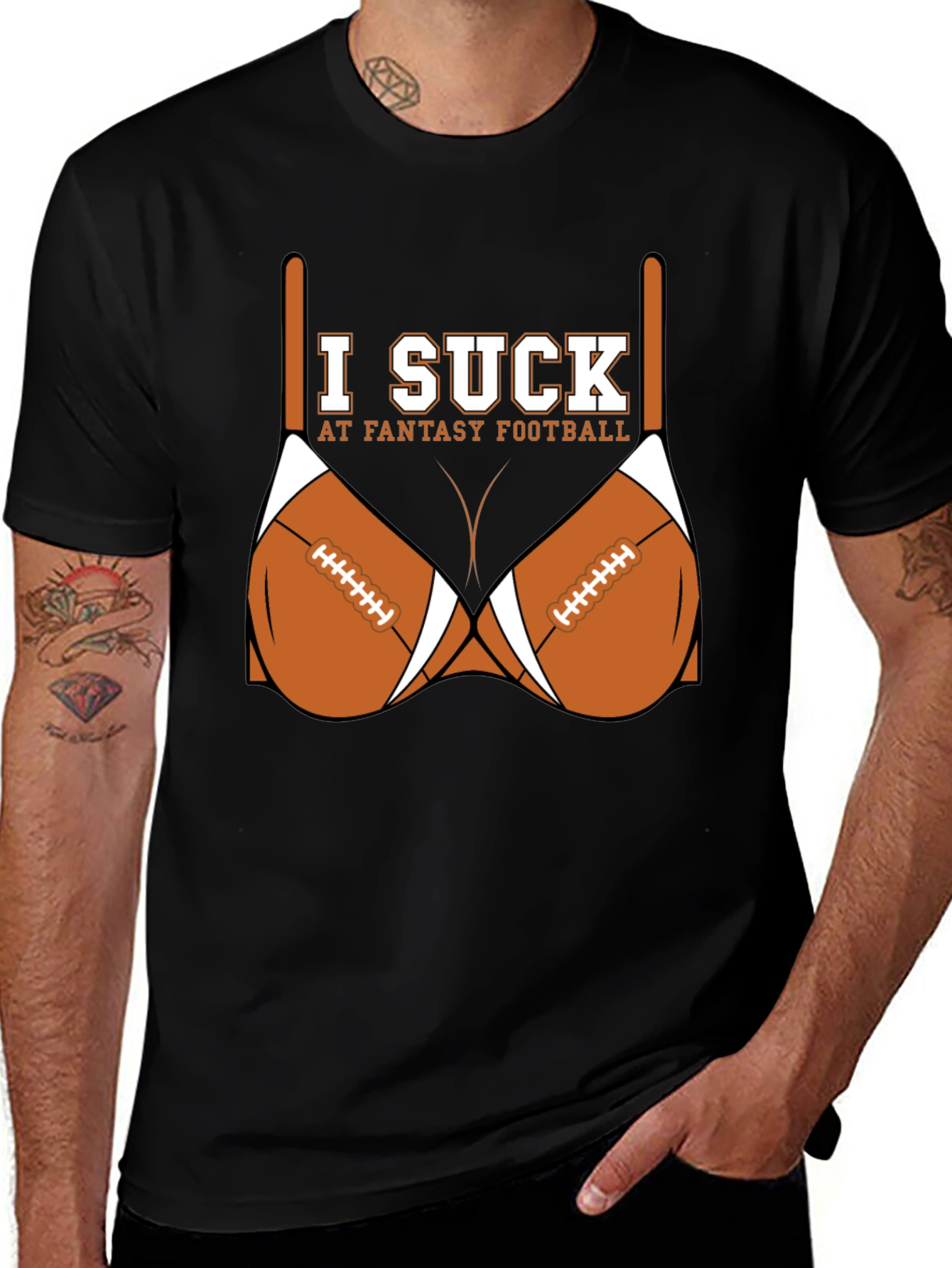 I Suck at Fantasy Football T-Shirt
