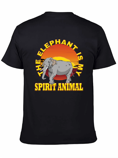 Elephant Spirit Animal Graphic T-Shirt