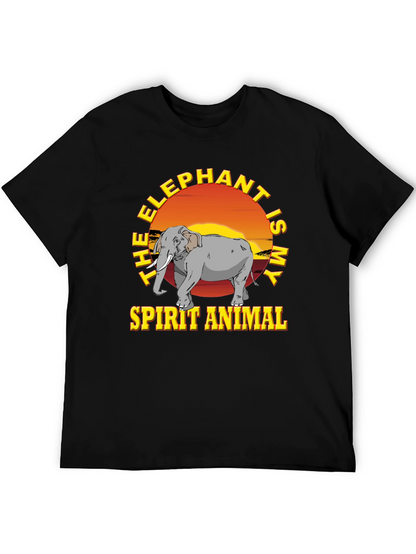 Elephant Spirit Animal Graphic T-Shirt
