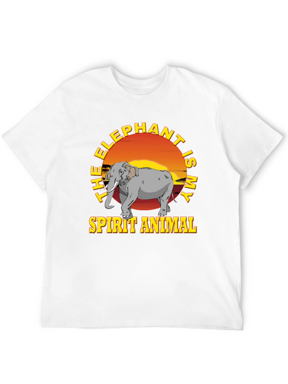 Elephant Spirit Animal Graphic T-Shirt