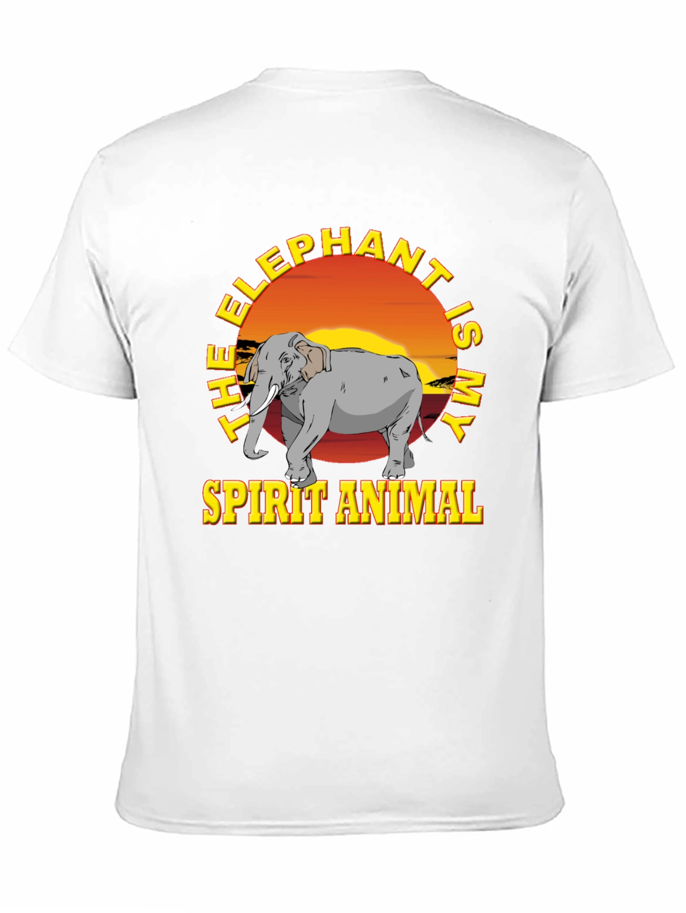 Elephant Spirit Animal Graphic T-Shirt