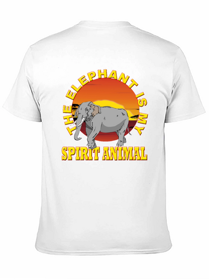 Elephant Spirit Animal Graphic T-Shirt