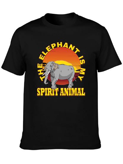 Elephant Spirit Animal Graphic T-Shirt