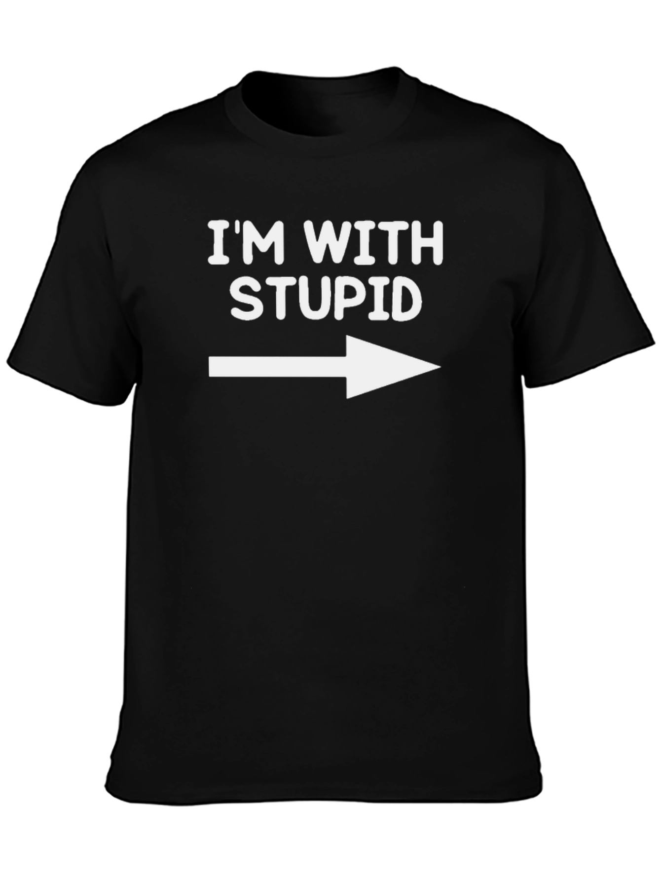 Im With Stupid T-Shirt - Funny Novelty Tee