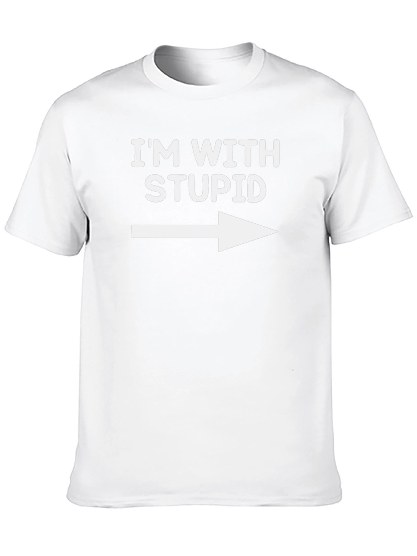 Im With Stupid T-Shirt - Funny Novelty Tee