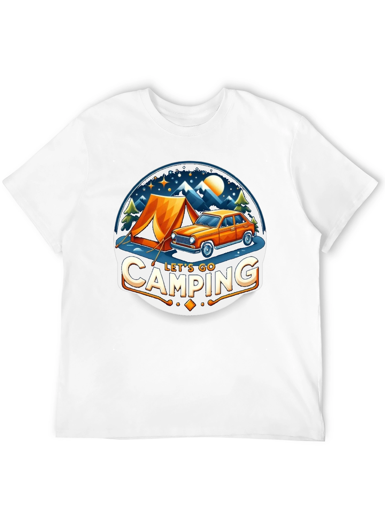 Lets Go Camping Graphic T-Shirt