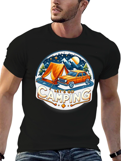 Lets Go Camping Graphic T-Shirt