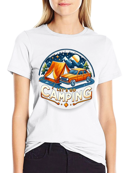 Lets Go Camping Graphic T-Shirt