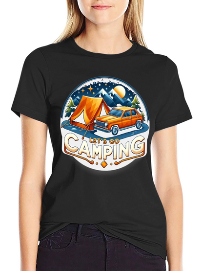 Lets Go Camping Graphic T-Shirt