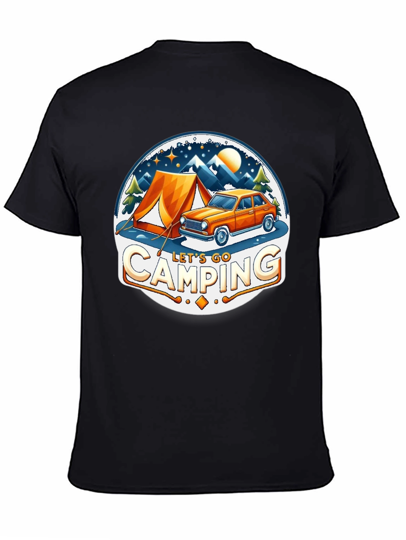 Lets Go Camping Graphic T-Shirt