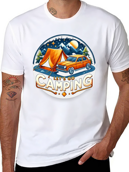 Lets Go Camping Graphic T-Shirt