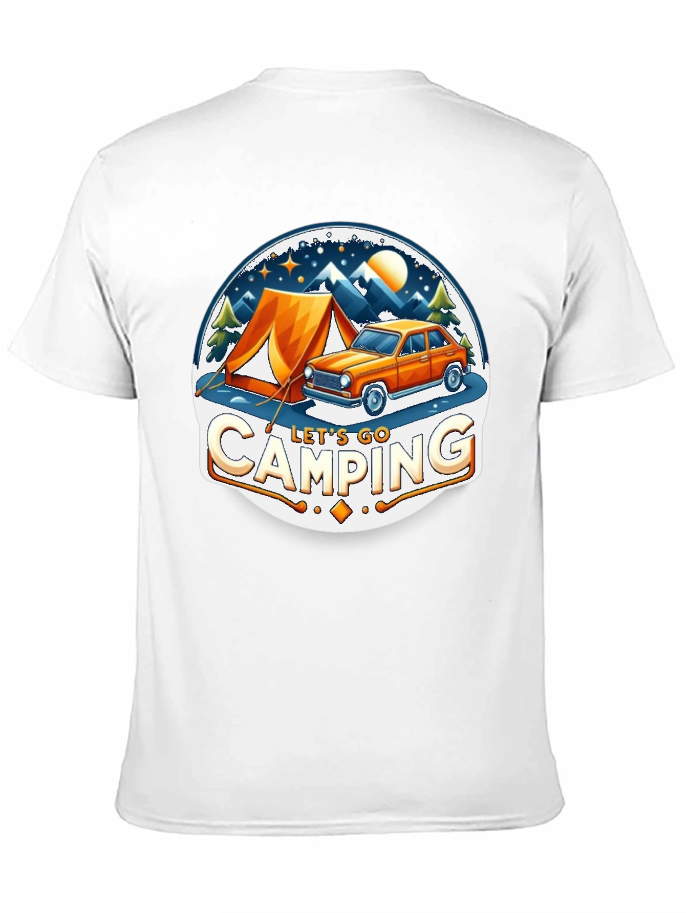 Lets Go Camping Graphic T-Shirt