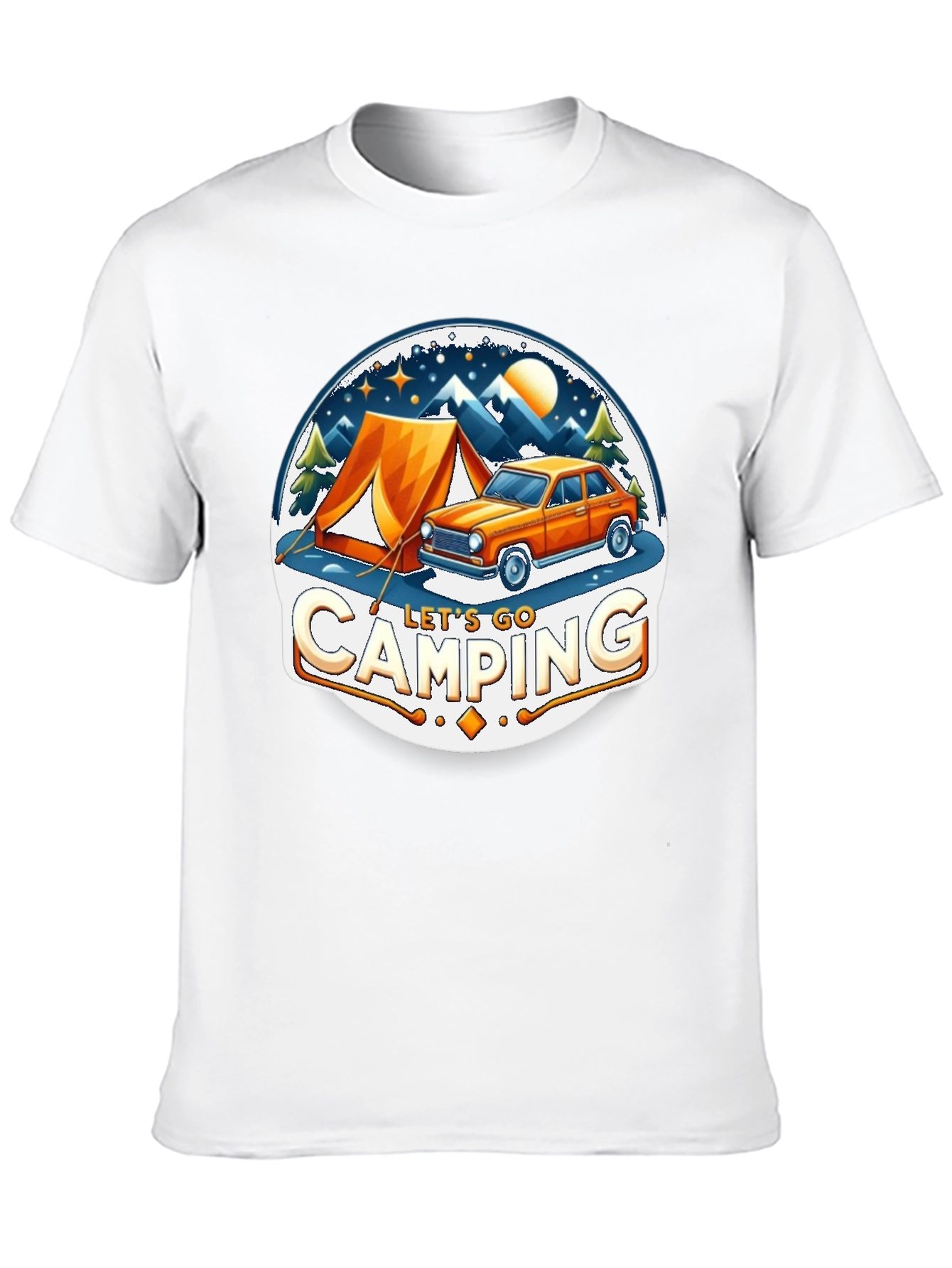 Lets Go Camping Graphic T-Shirt