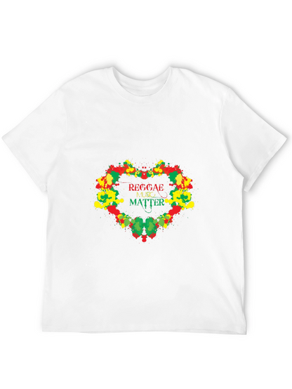 Reggae Music Matter Graphic T-Shirt - Black