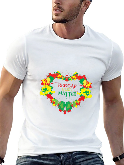 Reggae Music Matter Graphic T-Shirt - Black