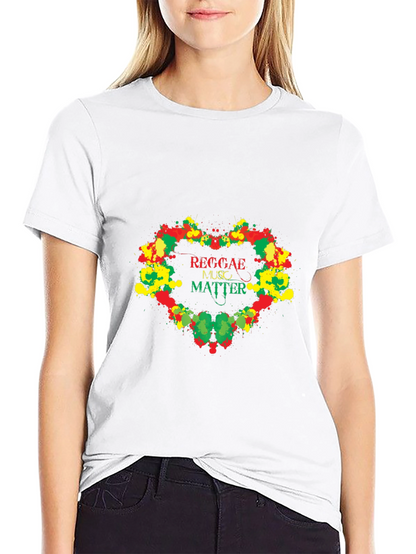 Reggae Music Matter Graphic T-Shirt - Black