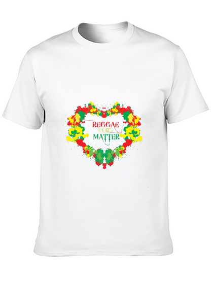 Reggae Music Matter Graphic T-Shirt - Black