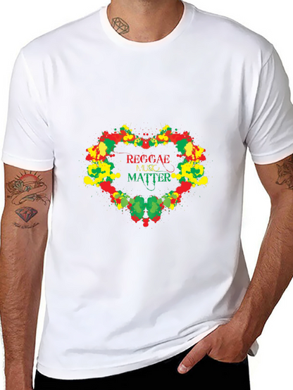 Reggae Music Matter Graphic T-Shirt - Black