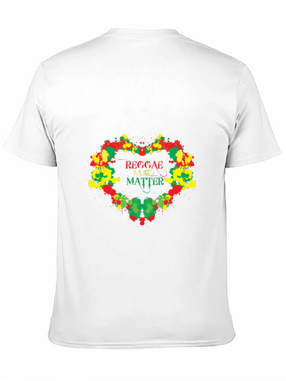 Reggae Music Matter Graphic T-Shirt - Black
