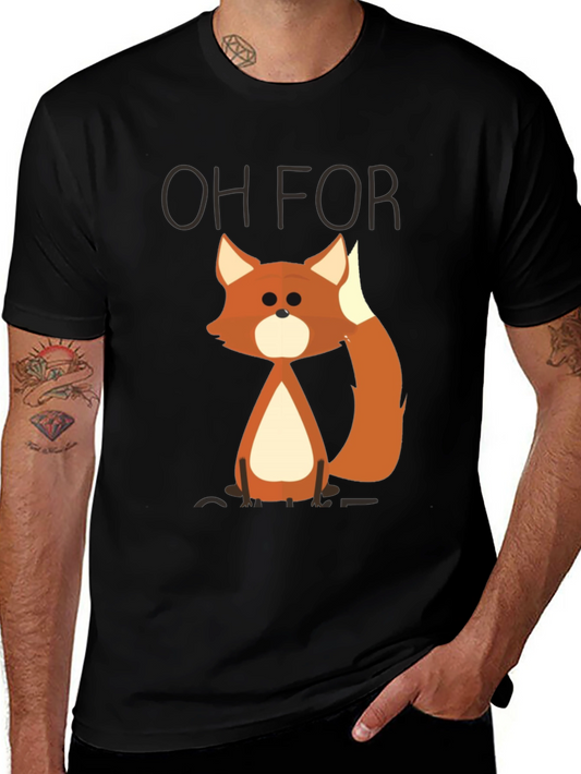 Oh For Fox Sake T-Shirt - Funny Animal Graphic Tee