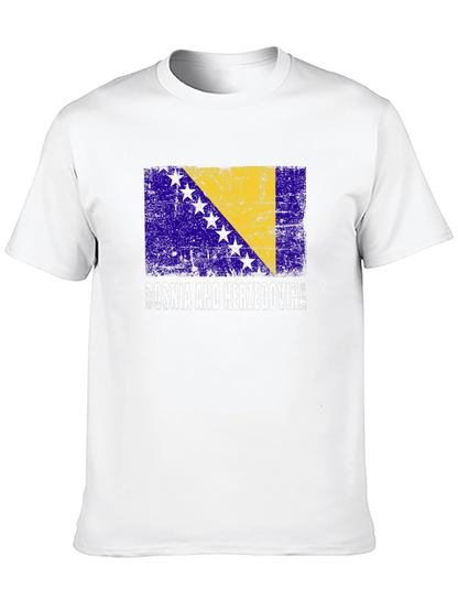 Bosnia & Herzegovina Flag Graphic T-Shirt