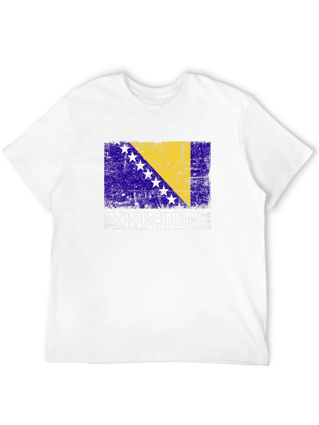 Bosnia & Herzegovina Flag Graphic T-Shirt