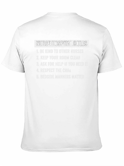 Nurse Hospital Rules Graphic Tee