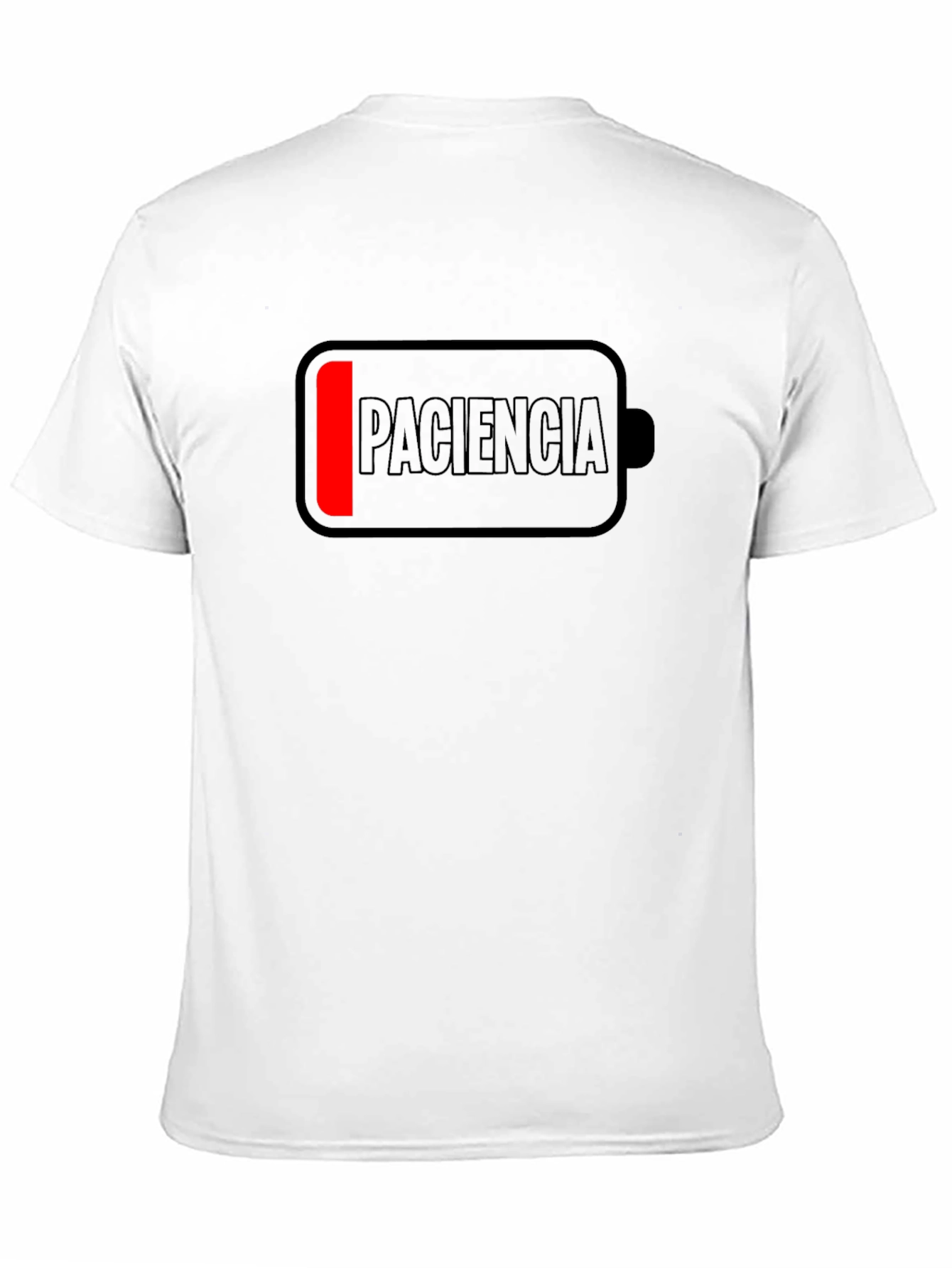 Low Patience Battery Mens Black T-Shirt