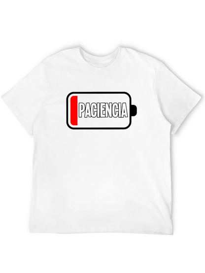 Low Patience Battery Mens Black T-Shirt