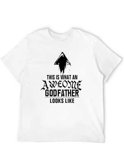 Awesome Godfather T-Shirt - Stylish Black Tee