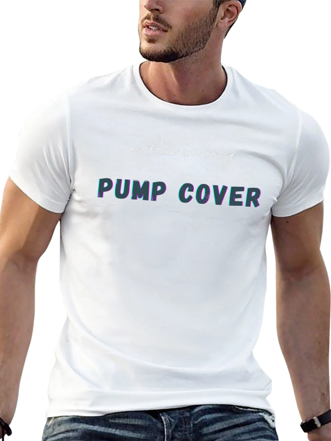 Funny Pump Cover T-Shirt - Gym Workout Tee