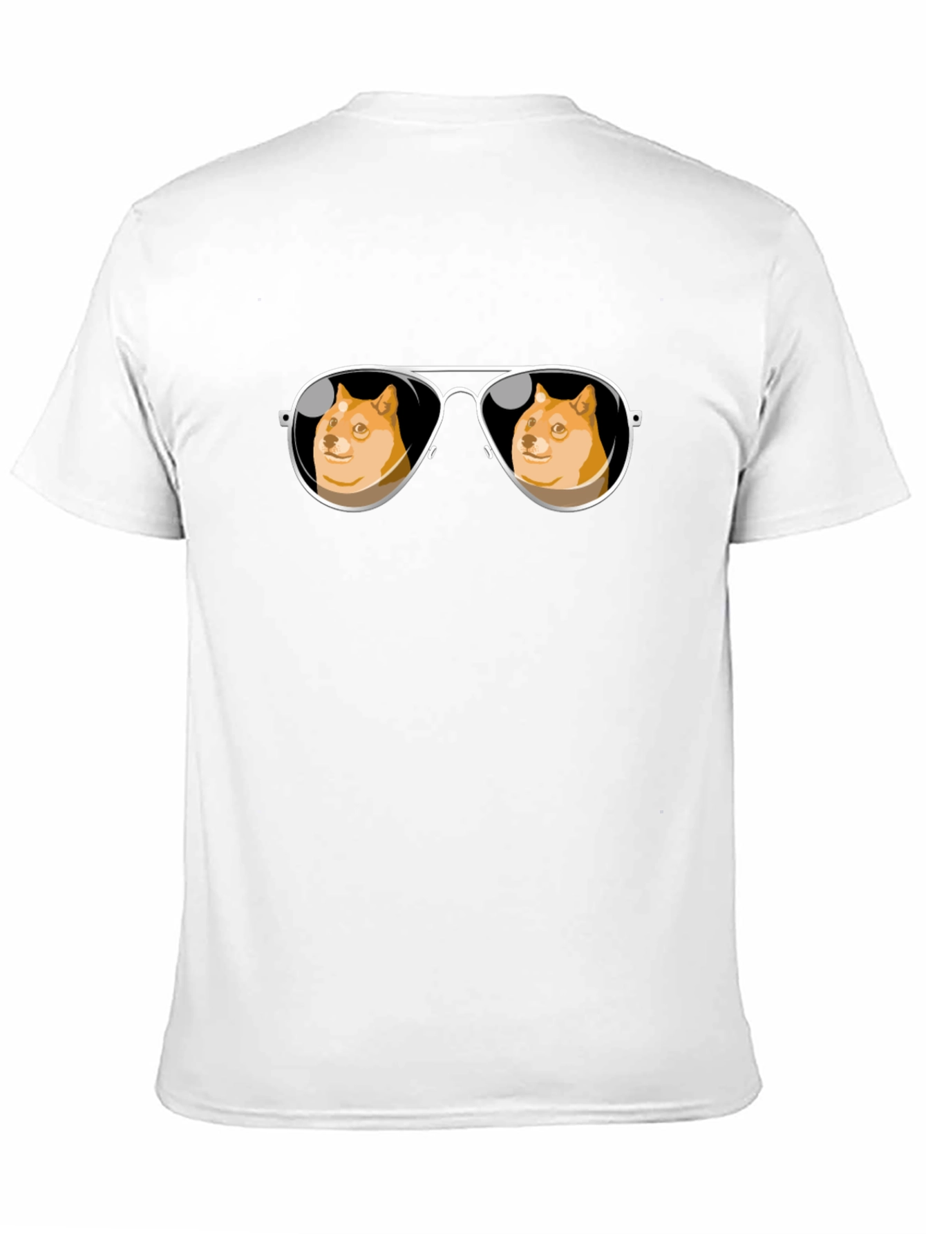 Doge Meme Sunglasses T-Shirt - Trendy Black Tee