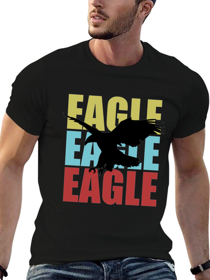 Retro Eagle Graphic Tee - Cool Bird Lover Design
