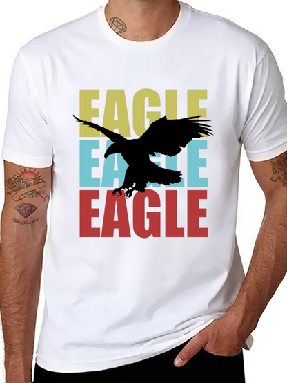 Retro Eagle Graphic Tee - Cool Bird Lover Design