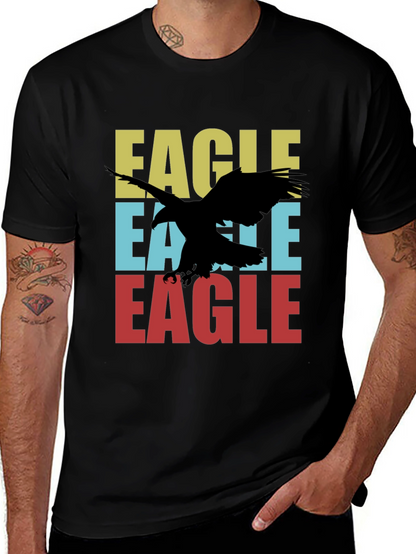 Retro Eagle Graphic Tee - Cool Bird Lover Design