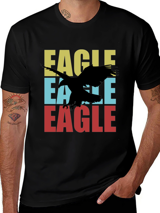 Retro Eagle Graphic Tee - Cool Bird Lover Design