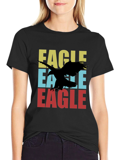 Retro Eagle Graphic Tee - Cool Bird Lover Design