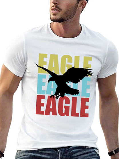 Retro Eagle Graphic Tee - Cool Bird Lover Design