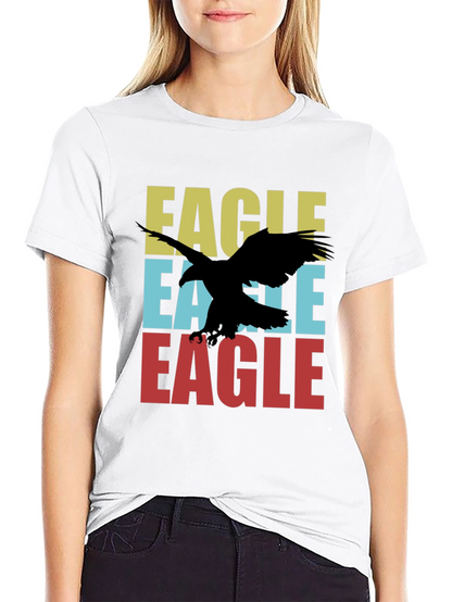 Retro Eagle Graphic Tee - Cool Bird Lover Design
