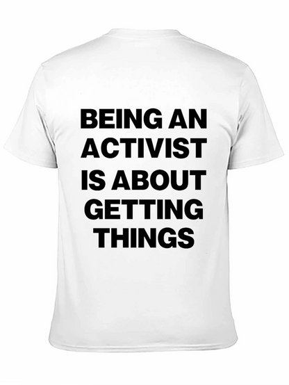 Activist Statement Black T-Shirt